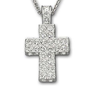 Swarvoski Cross necklace